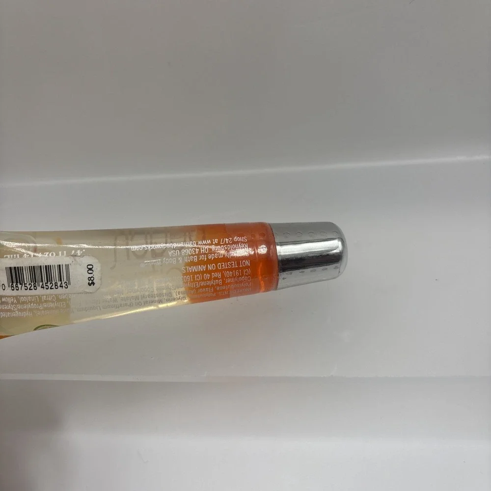 Bath & Body Works Liplicious Peach Citrus Lip‎ Gloss Discontinued Sealed 0.47 Oz